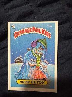 Melting Elton Collectible Sticker - Blue